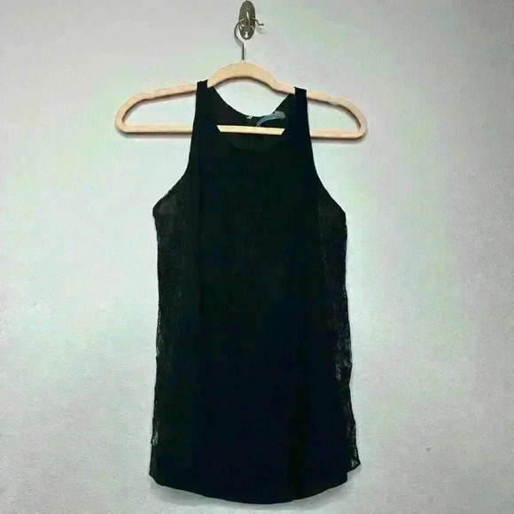Alice and Olivia black lace tank size XS - Picture 1 of 5